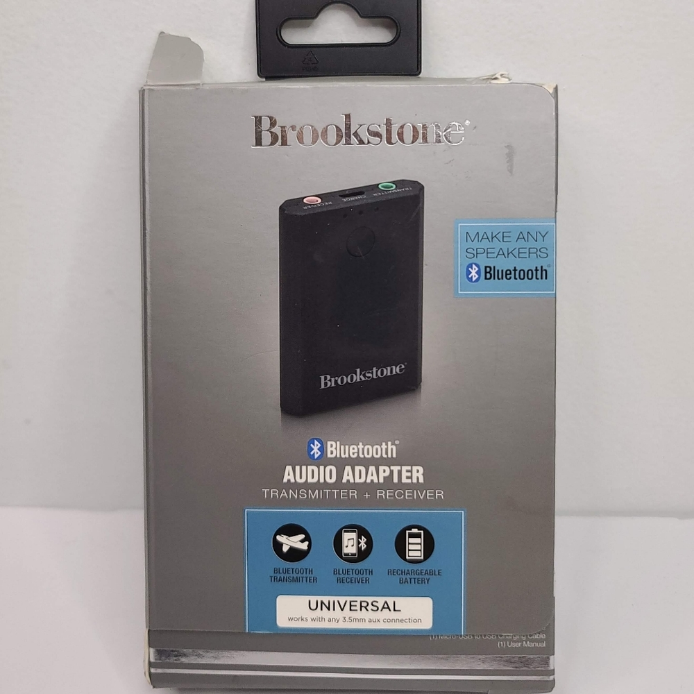 BROOKSTONE Bluetooth Audio Adapter.